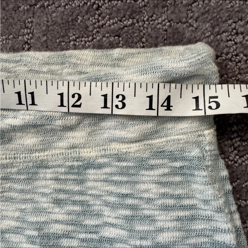 ANTHROPOLOGIE + SOL ANGELES Joggers Womens Medium Heathered Aqua Textured Pants